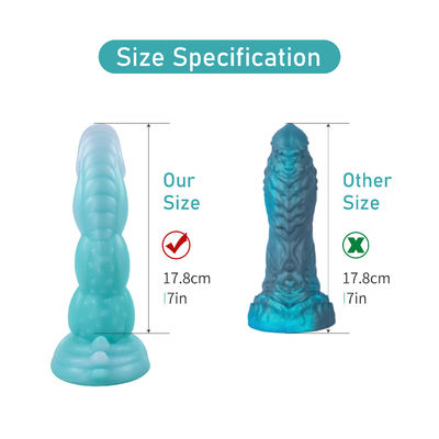 Artificial Realistic Silicone Penis , Big Soft Plastic Dildo For Women