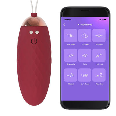 Rechargeable Bluetooth Sex Toy , Wireless Love Egg Vibrator Vagina Massage