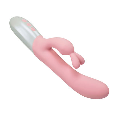 3 Motors Fully Waterproof Silicone G Spot Rabbit Vibrator Dildo For Women