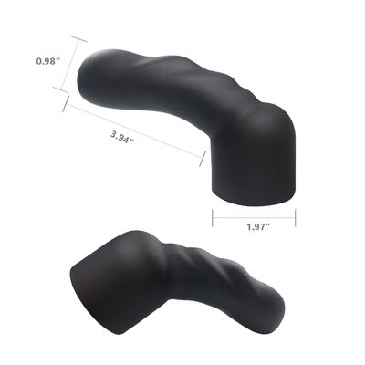 ROHS EMC Magic Wand Head Attachment Soft Silicone Sex Toy Arch Dildo