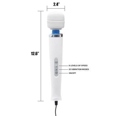 ROHS 20 Modes Electric Wand Massager Wireless 8 Speeds For Muscles