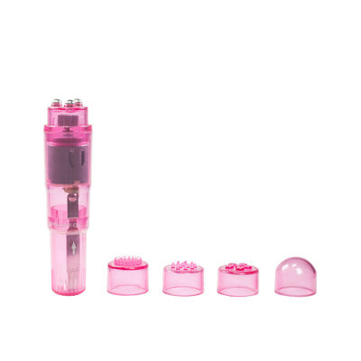 OEM Hotel Pocket Rocket Massager With 4 Attachments