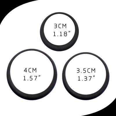 18-40mm Penis Cock Ring TPR Silicone Glans Ring