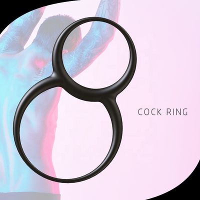 Medical Grade 30mm 42mm Silicone Dual Penis Ring