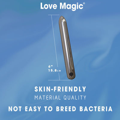 Stainless Silent Vibrating Bullet Vibration Rod 4 Inch Bullet Personal Massager