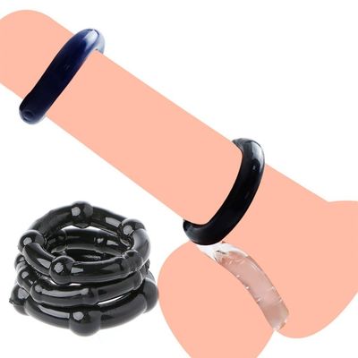 Penile Constriction Rings TPR Penis Enlargement Ring Delay Ejaculation