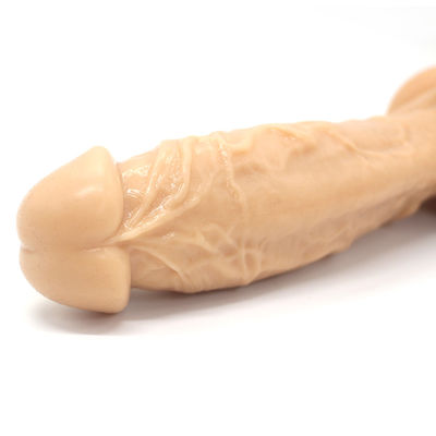 Plastic 10" Long Man Hard Dick Lifelike Penis With Big Cock