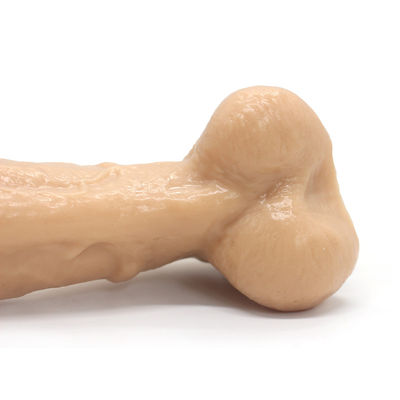 Medical Grade 10 Inch Silicone Rubber Penis Suction Cup Didldo