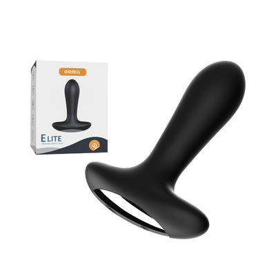 Silicone ABS Mini Vibrating Butt Plug 10 Modes Vibrating Anal Toy