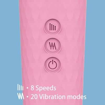 Portable Usb Mini Electric Massager Vibrator, 500mAh Battery Wand Massager