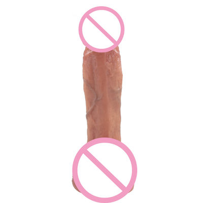 Big Size Suction Cup Dildo Sex Toy Soft Double Laryer Medical Grade Silicone For Women