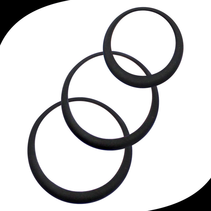 Premium Grade 3 Different Size Penis Cock Rings Soft Silicone For Better Sex