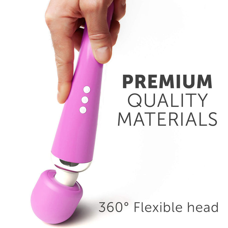 Powerful Personal Rechargeable Handheld Cordless Vibrating Wand Massager For Muscle