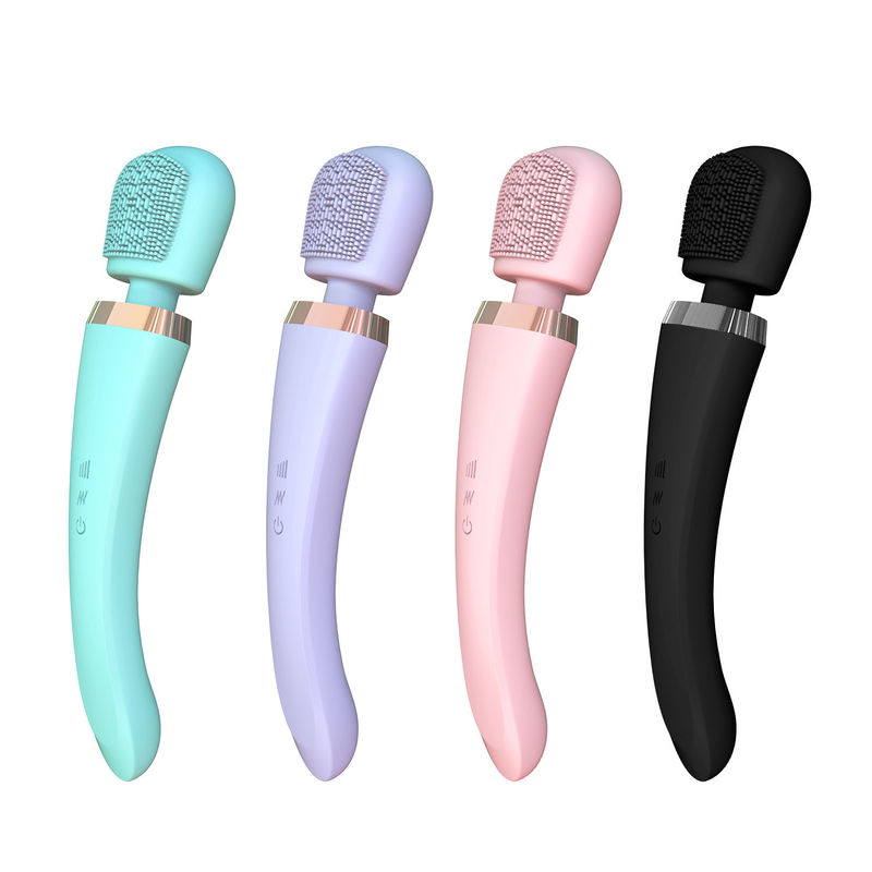 Pink 8 Speed Handheld Electric Massage Brush For Bath Shower